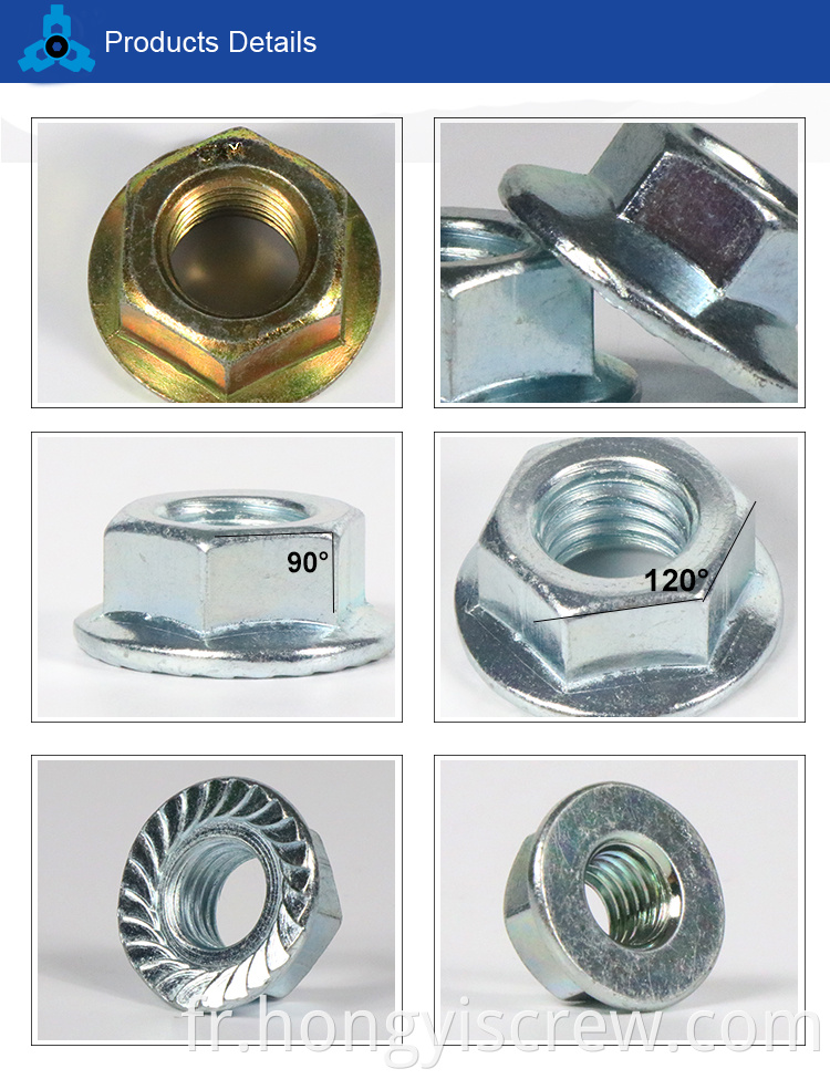 Hex Flange Nuts Details